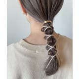 ベージュ | グルグルヘアフックスエードリボン | ciite'