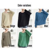 ロングTシャツ ロンT レディース | Cinderella | 詳細画像3