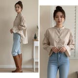 スタンドカラーシャツ トップス シャツ | Cinderella | 詳細画像6