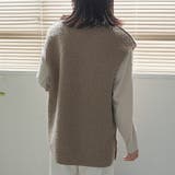 ボアベスト Vネック 秋冬 | Cinderella | 詳細画像14