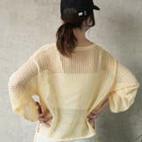 メッシュニット トップス カジュアル | Cinderella | 詳細画像11 