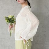 メッシュニット トップス カジュアル | Cinderella | 詳細画像14 