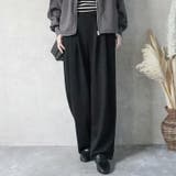 ポンチカーブパンツ カーブパンツ カジュアル | Cinderella | 詳細画像5 