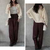 ポンチカーブパンツ カーブパンツ カジュアル | Cinderella | 詳細画像9 