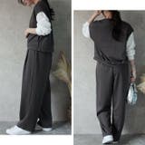 ポンチカーブパンツ カーブパンツ カジュアル | Cinderella | 詳細画像12 