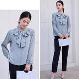 ボウタイフリルブラウス レディース トップス | Cinderella | 詳細画像13