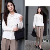 ボウタイフリルブラウス レディース トップス | Cinderella | 詳細画像15