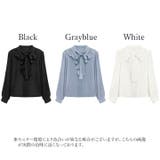 ボウタイフリルブラウス レディース トップス | Cinderella | 詳細画像20