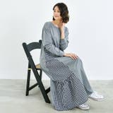 異素材切替ワンピース ロング 長袖 | Cinderella | 詳細画像11 