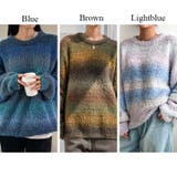 ニットプルオーバー グラデーションカラー トップス | Cinderella | 詳細画像3 