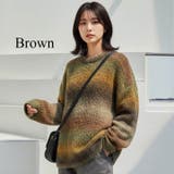 ニットプルオーバー グラデーションカラー トップス | Cinderella | 詳細画像7 