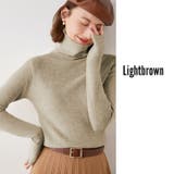 リブニット タートルネック レディース | Cinderella | 詳細画像8