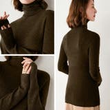 リブニット タートルネック レディース | Cinderella | 詳細画像11