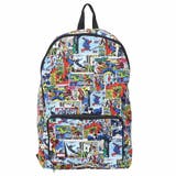 MARVEL COMICS エコリュック 折りたたみ ショッピングバッグ コミックシリーズ マーベル 丸眞 お買い物かばん キャラクター グッズ 【MARVELCorner】