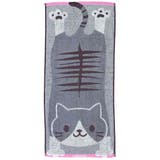 のびねこ フェイスタオル ジャガードロングタオル | cinemacollection | 詳細画像1 