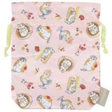 モフサンド 巾着袋 サテンきんちゃくポーチ | cinemacollection | 詳細画像1