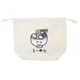 巾着袋 マチ付ききんちゃくポーチ らーめんさん オクタニ 小物入れ グッズ | cinemacollection | 詳細画像1