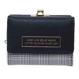 ミニウォレット がま口コンパクト財布 チェックバイカラー | cinemacollection | 詳細画像6 