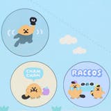 ラッコズ 缶バッジ トレーディング缶バッチ全6種セット | cinemacollection | 詳細画像3