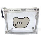 ねずみのANDY コスメポーチ トウメイ舟形ポーチ | cinemacollection | 詳細画像1