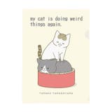 うちの猫がまた変なことしてる A4クリアファイル クリアフォルダー | cinemacollection | 詳細画像1