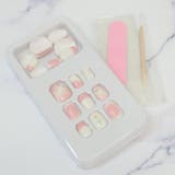 コスメ雑貨 ネイルチップ マーブルピンク クーリア 付け爪 おしゃれ グッズ | cinemacollection | 詳細画像2