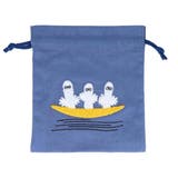 ムーミン 巾着袋 サガラ刺繍きんちゃくポーチ | cinemacollection | 詳細画像1 