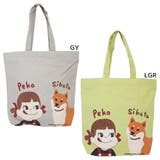 不二家のペコちゃん トートバッグ ファスナー付A4トート | cinemacollection | 詳細画像1