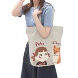 不二家のペコちゃん トートバッグ ファスナー付A4トート | cinemacollection | 詳細画像5