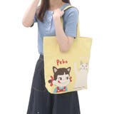 不二家のペコちゃん トートバッグ ファスナー付A4トート | cinemacollection | 詳細画像5 