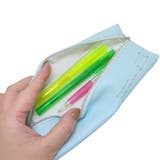 ペンケース スマート2ポケットペンポーチ パステルカラーライト | cinemacollection | 詳細画像4 