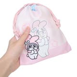 ねこに転生したおじさんxサンリオキャラクターズ 巾着袋 きんちゃくポーチ | cinemacollection | 詳細画像2