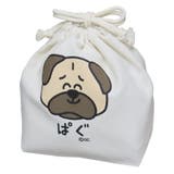おえかきさん 巾着袋 マチ付ききんちゃくポーチ | cinemacollection | 詳細画像1 
