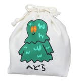 ゴジラVSおえかきさん 巾着袋 マチ付ききんちゃくポーチ | cinemacollection | 詳細画像1