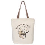 トートバッグ ファスナー付きキャンバストート トイプードル | cinemacollection | 詳細画像1 