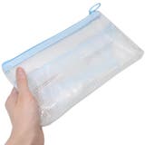 シナモロール ペンケース クリアダブルファスナーポーチ | cinemacollection | 詳細画像2 