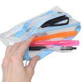 シナモロール ペンケース クリアダブルファスナーポーチ | cinemacollection | 詳細画像3 