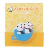 パンダのおさじ クリップ ダイカットアクリルクリップ | cinemacollection | 詳細画像1