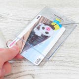 パンダのおさじ 定期入れ コイル付きクリアパスケース | cinemacollection | 詳細画像3 