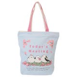 トートバッグ ファスナー付きキャンバストート みるくと桜 | cinemacollection | 詳細画像1 