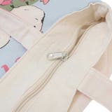 トートバッグ ファスナー付きキャンバストート みるくと桜 | cinemacollection | 詳細画像4 