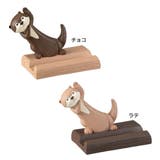 カワウソカフェ スマートフォンスタンド ひょっこりカワウソスマホスタンド | cinemacollection | 詳細画像1 