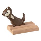 カワウソカフェ スマートフォンスタンド ひょっこりカワウソスマホスタンド | cinemacollection | 詳細画像4 