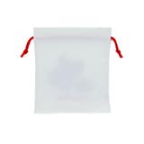 マロンクリーム 巾着袋 サガラ刺繍巾着 | cinemacollection | 詳細画像2 