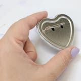 あひるのペックルxけろけろけろっぴ 缶バッジ ハート型カンバッジ3個セット | cinemacollection | 詳細画像2 