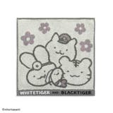 ホワイトタイガーとブラックタイガー ミニタオル フルフィーコットン無撚糸タオルハ… | cinemacollection | 詳細画像1