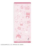 ハローキティ ロングタオル 無撚糸フルフィーコットンフェイスタオル | cinemacollection | 詳細画像1 