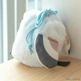 ぼく、シマエナガ きんちゃく もふもふ巾着袋 | cinemacollection | 詳細画像4 