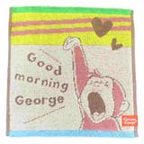 おさるのジョージ ミニタオル ジャガードハンカチタオル | cinemacollection | 詳細画像1