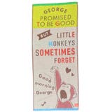 おさるのジョージ フェイスタオル ジャガードロングタオル | cinemacollection | 詳細画像1 